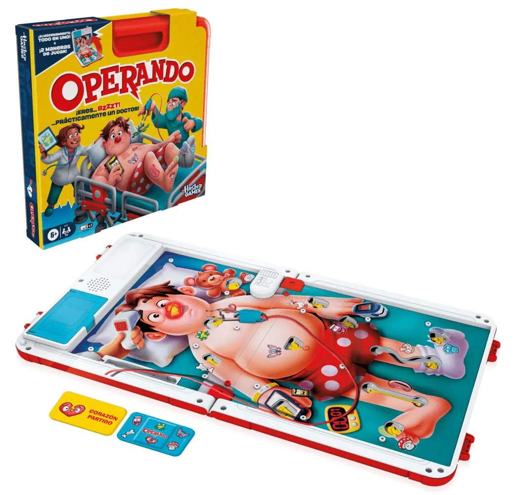 Juego de Mesa Electrónico Operando - Hasbro Games