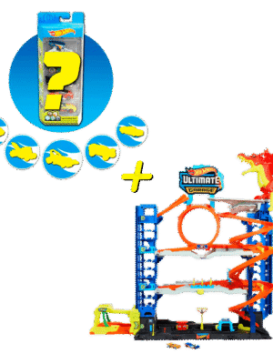 Combo City Ultimate Garage + 5 Carros Sorpresa - Hot Wheels